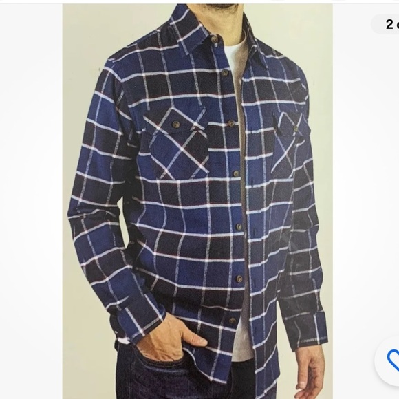 Jacks 2 Pack Men’s Thermal + Brawny Flannel - Picture 1 of 3